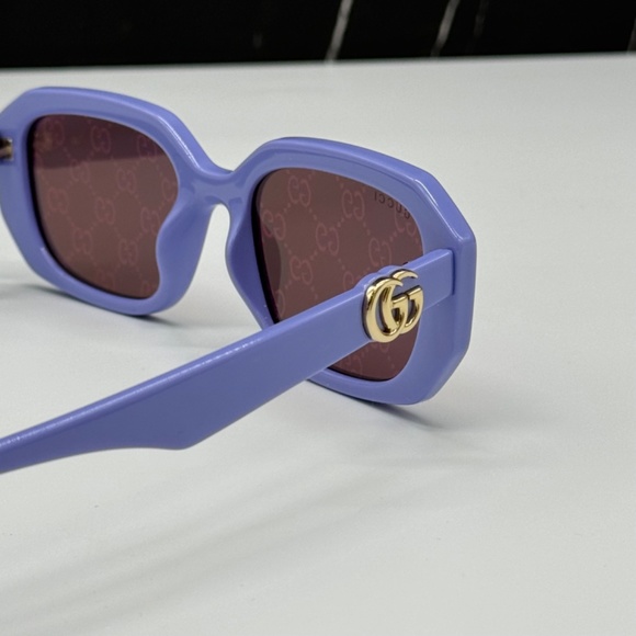 NEW GUCCI GG1535S 004 WOMEN SUNGLASSES GUCCI GG 1535S 004 BLUE PINK EYEWEAR - Picture 11 of 14